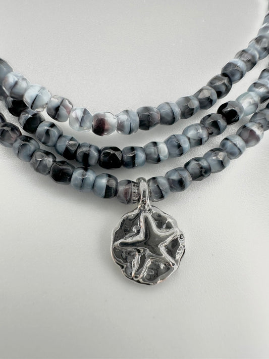 Mon CaJouX 2 en 1 Collier ou Bracelet Femme Étoile ronde