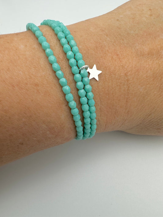 Mon CaJouX Estrella Plata Turquesa