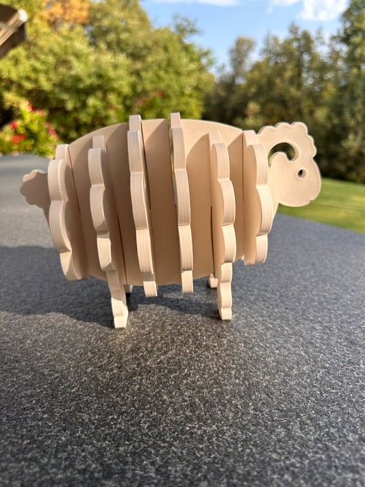 ma deco cajoux mouton jesmonite creme