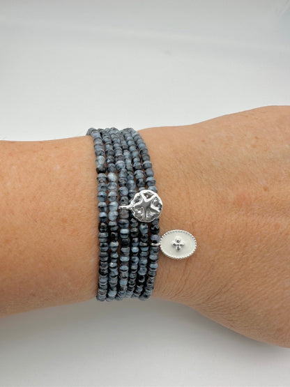 Mon CaJouX 2 en 1 Collier ou Bracelet Femme Étoile ronde