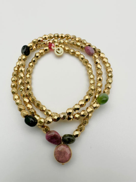 My CaJouX 24K Gold and Tourmaline