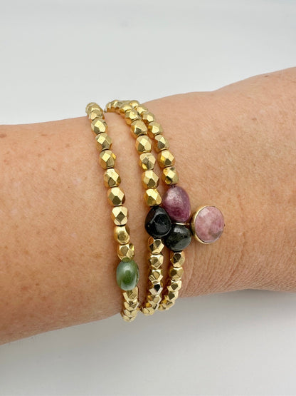 My CaJouX 24K Gold and Tourmaline