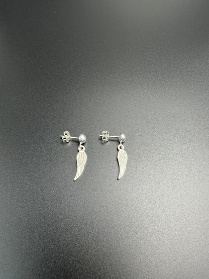 Mes Cajoux boucles d’oreilles ailes d’ange en argent 925/1000 et sa mesure et de 2,5cm
