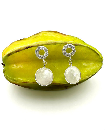 Mes CaJouX Moonstone Earrings