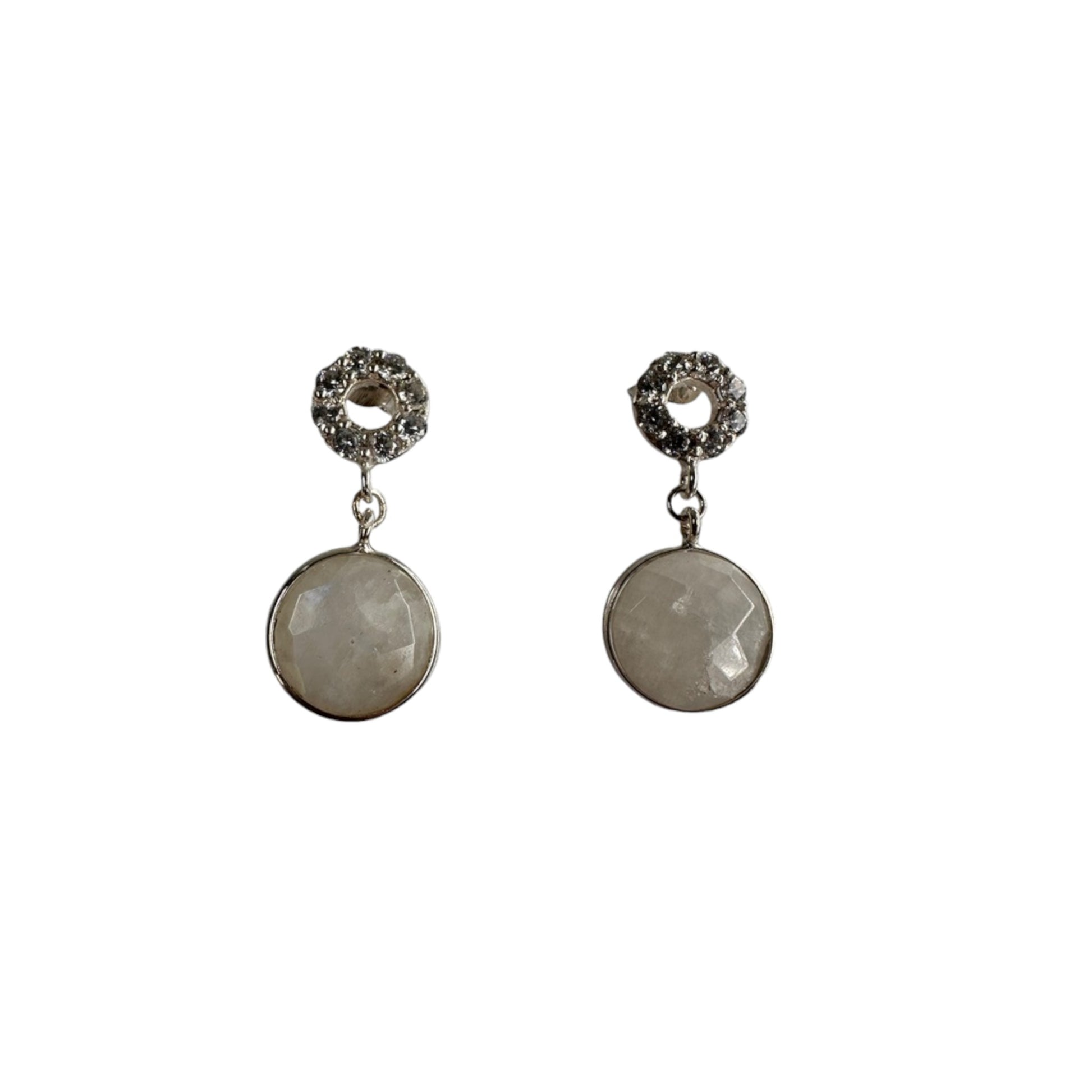Mes boucle d’oreille en argent et pierre de lune