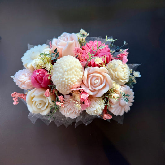 bouquet de fleaur parfumé au bois de oud 