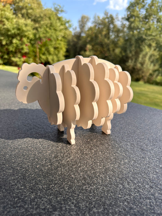 ma deco cajoux mouton jesmonite creme