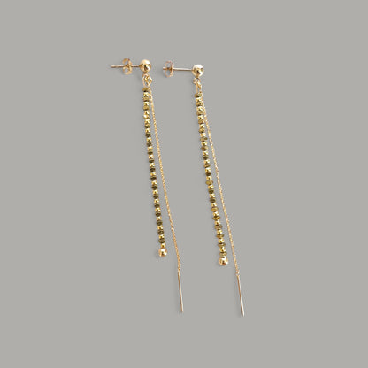 mes bijoux cajoux boucle d'oreille pendante en gold filled
