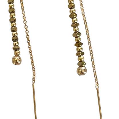 mes bijoux cajoux boucle d'oreille pendante en gold filled